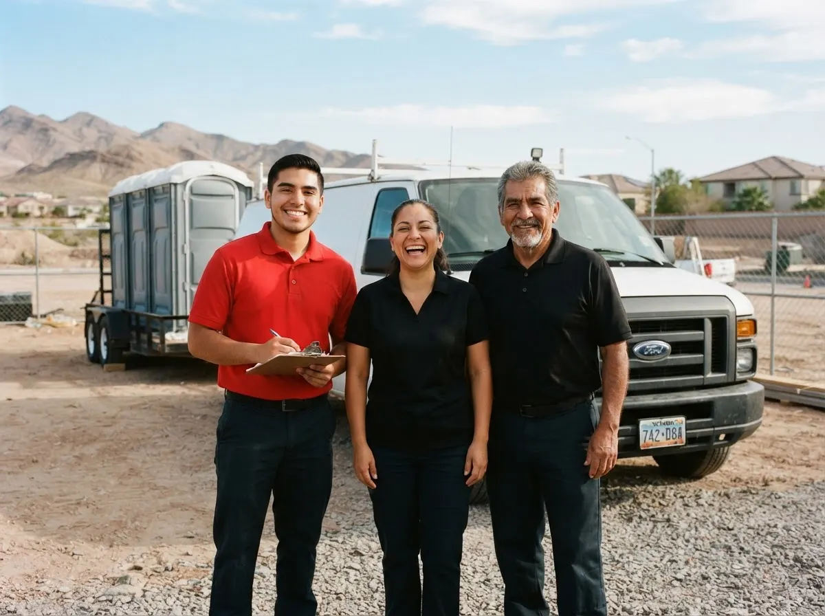 Grizzly Portable Toilets portable toilet rentals team in Henderson, NV